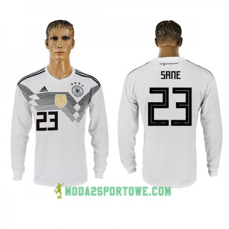 Koszulka Niemcy Sane 23 Mistrzostwa Świata 2018 Domowe Stroje Piłkarskie Długi Rękaw